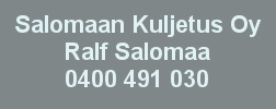 Salomaan Kuljetus Oy / Ralf Salomaa logo